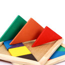 12Set Wooden Children's Tangram Puzzle Educational Toy Birthday Party Gift Giveaway Back to School Gift Kindergarten Party Prize
