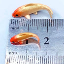 5Pcs Fish Miniature Doll House Toy Simulation Goldfish Fish Mini Goldfishes Models Micro Landscape Ornament Fish Tank Decor