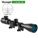 Riflescope 3-9x40 Rifle Sniper Scope Red or Green Illuminated Optical with Mounts Mil Dot Fit Free Crosshair