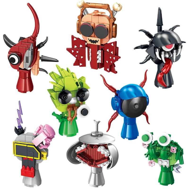 Sprunki Blocks Toys Sprunki Incredibox Building Blocks Model Children's Educational Oren Wenda Building Block Toys for Kids Gift