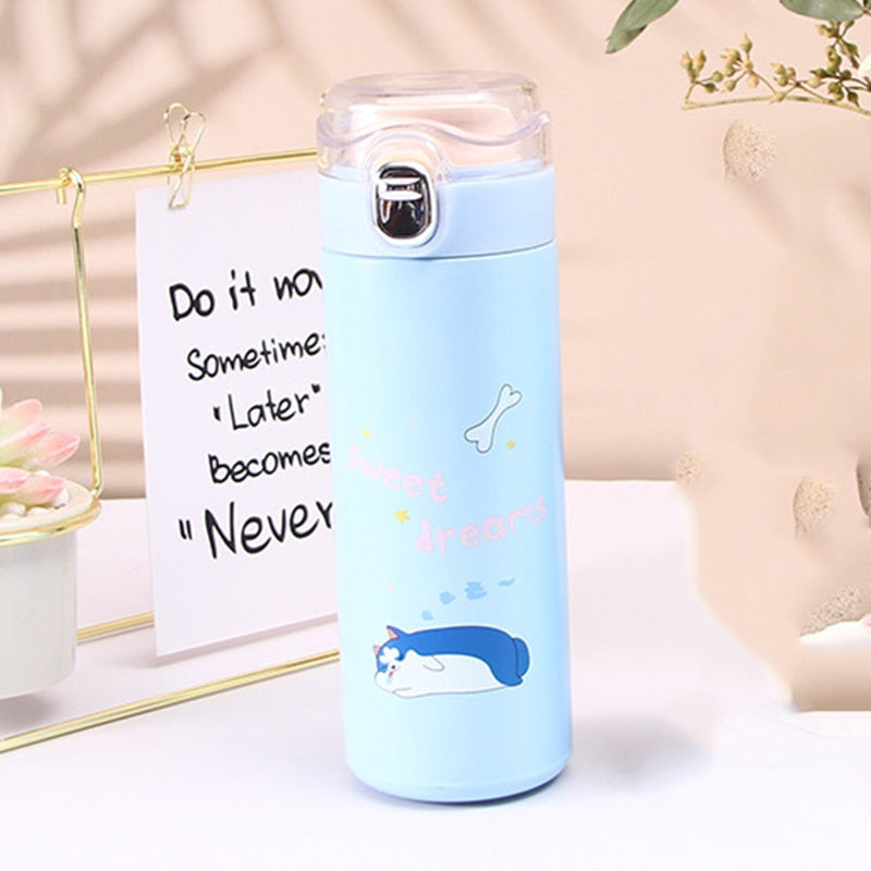 500ml Double-wall Insulated Vacuum Flask Stainless Steel Space Series Coke Thermos For Sport Water Bottles Portable Thermoses