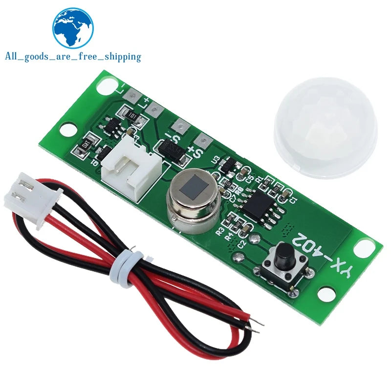 3.7V Human Infrared Induction Solar Light Circuit Board Solar Wall Lamp Control Board 3 Gear Modes PIR Sensor Module Controller