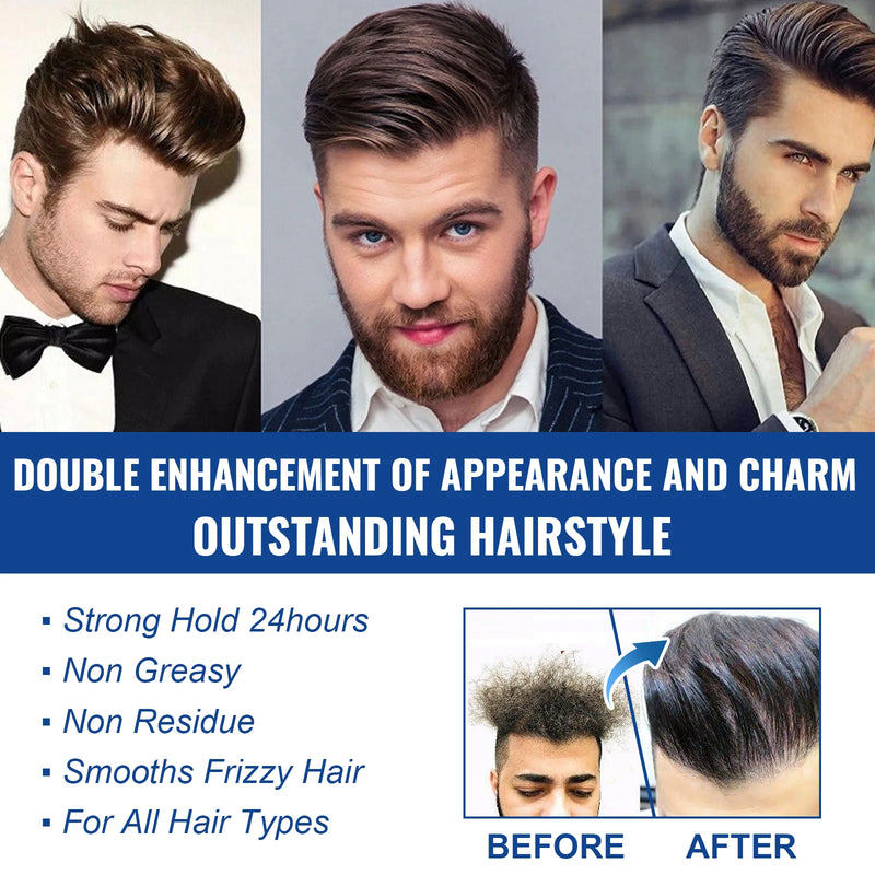 Hair Wax Stick Non-greasy Style Repair Smooth Loose Frizz Fixed Long Lasting Fluffy Broken Hair Artifact Waterproof Men Hair Gel