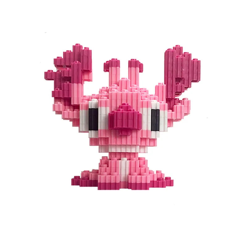 Disney Sanrio Kulomi Building Block Toys Cartoon Characters , Mario Katie Cat Small Particle  Assembly Toys Wholesale Spider-Man