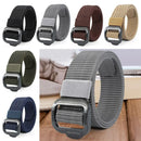 Nylon Outdoor  Belt Men's Belt Alloy Button Unisex Free Size 3.8cm Wide Nylon Belt Waistband