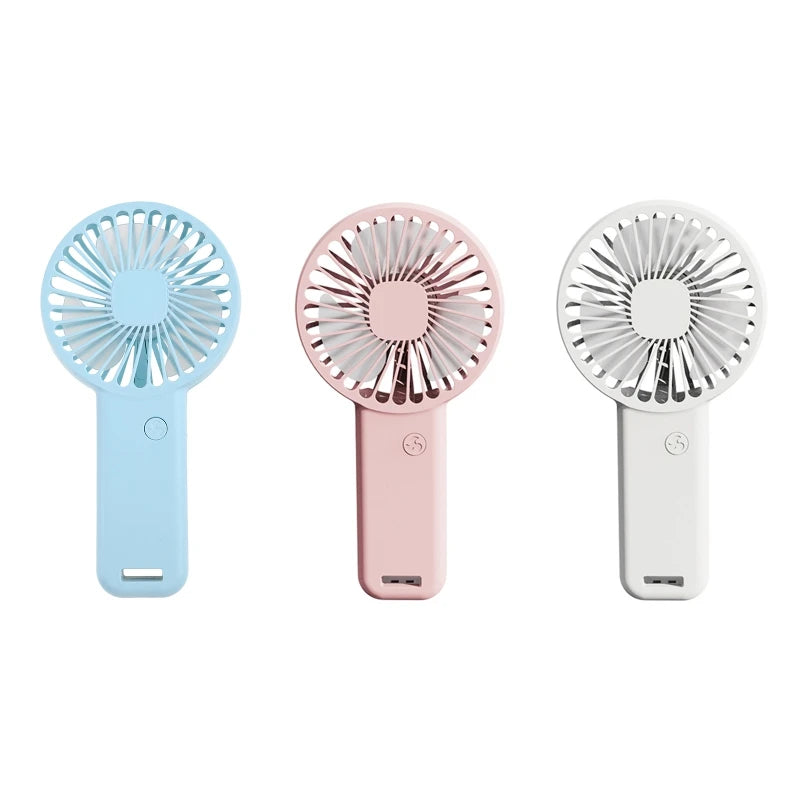 W8KC Small Cooling Fan USB Eyelash Fan 3 Speed Mini Ventilation Fan Low Noise