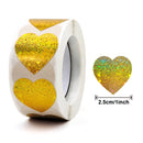 100-500pcs Love Labels Thank You Sticker Sealing Paper Stickers Stationery Supply Decorative Child Scrapbook for Kids