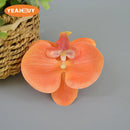 16Color Artificial Latex Phalaenopsis Butterfly Orchid Flowers Head DIY Wedding Christmas Decorative Shooting Props Accessories