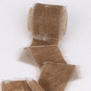 1m/roll Flocking Hand Teared Velvet Ribbon DIY Cake Gift Decoration Wedding Invitation Bracelet Flower Hand Teared Velvet Ribbon