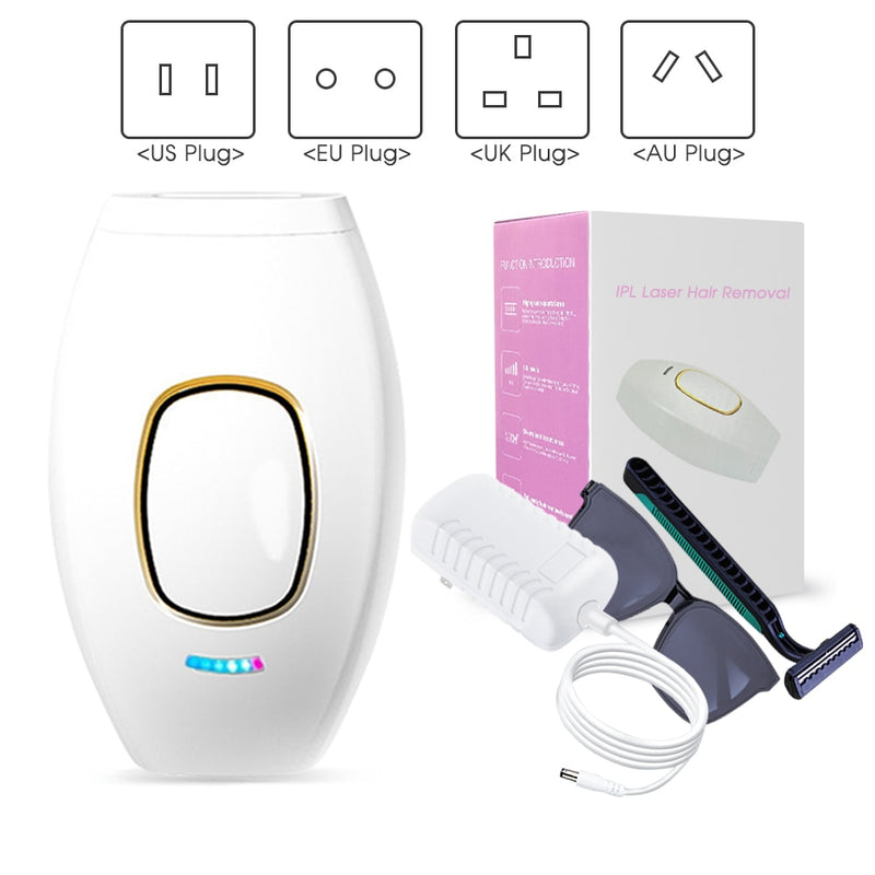 [ZS] Body Bikini IPL 500,000 Flash Depilator Pulses Permanent Laser Epilator Painless For Women Hair Removal Home Use Devices