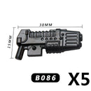 MOC Medieval Accessories Building Blocks Military Soldiers Shoulders Armor Blaster Helmets Weapons War Bricks Children Toys B038