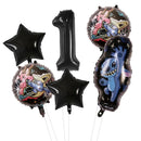 6pcs Disney Lilo & Stitch Party Balloons Stitch 32" Number Balloon set Baby Shower Birthday Party Decorations Kids Toy Gifts