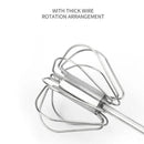 Semi Automatic Mixer Whisk Egg Beater Stainless Steel Manual Hand Mixer Self-Turning Cream Utensils Kitchen Mixer Egg Tools