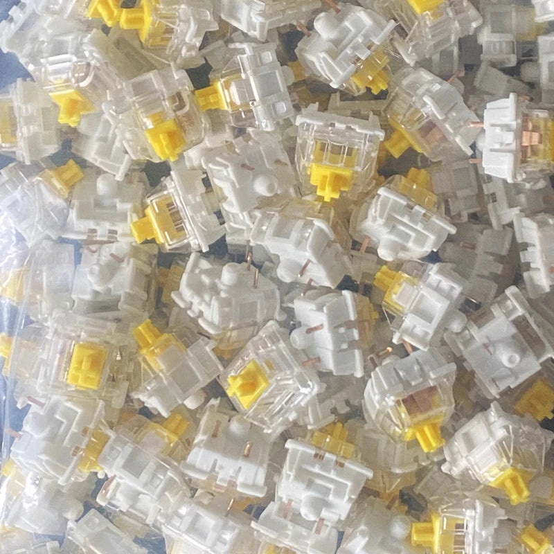 JYBMAK Gateron Pro Yellow Switch Linear Handle Operating Pressure 50gf Mechanical Keyboard accessories 3PIN