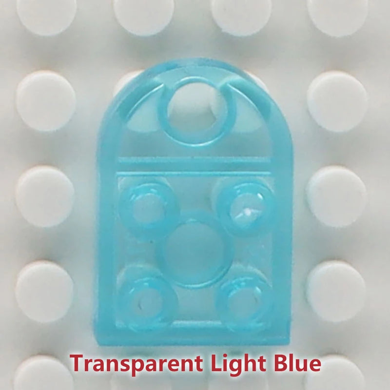 50pcs DIY Building Blocks 3176 Brick Heart Necklace/Key Ring Toys 2x 3 Heart-shaped Multicolor Educational Toy Gift for Children