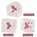 PC Water Cooling Flow Meter 3 Impeller G1/4 Thread Acrylic Flowmeter Indicator for Computer Water Cooling System Accessories