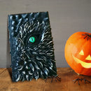 2022 Halloween 3D One-Eyed Dragon Devil's Eye Prop Book Hardcover Resin Cover Diary Book Craft Decoration Easter Gift