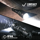 NEW SOFIRN SK40 3200lm Tactical Flashlight 580m Powerful Bright SFT70 LED IP68 waterproof Torch with Dual Switch