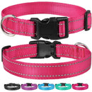Reflective Dog Collar Strap With Adjustable Safety Nylon Pet Collar Pet Traction Rope Suitable For Small And Medium-Sized Pets