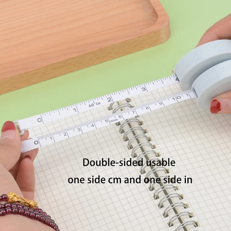 1.5m Kawaii Accessories Soft Ruler School Supplies Sewing Regla Flexible Portable Kawaii Stationery Measure Double Scale Ruler