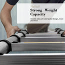 DayPlus 5m Telescopic Ladder 16.4ft Multi-Purpose Aluminum Lightweight Folding ladder Non-Slip Extendable Sturdy Home Loft Tool