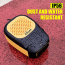 Wearable Bluetooth Speaker Magnetic Clip-On Wireless Speaker Waterproof Portable Sound with Strap for Hands-Free Music/Calls