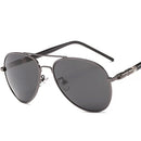 Aviation Metail Frame Quality Oversized Spring Leg Alloy Men Sunglasses Polarized Design Pilot Male Sun Glasses Driving