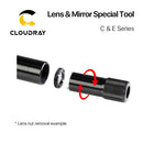 Cloudray Lens Mirror Removal and Insertion Tool for C&E Series Lens Tube Nut-removal