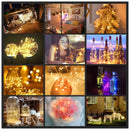 5pcs Copper Wire LED String lights Holiday lighting Fairy lights Garland For Christmas Tree Wedding Party Decoration Lamp CR2032