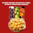 Commercial Popcorn Maker Stainless Steel Electric Popcorn Machine Automatic 1400W Non-Stick Coating Fast Heating Machine