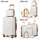 KONO 2/4/6-piece beauty case box cosmetics case hand luggage toilet bag travel bag luggage set