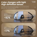 WEST BIKING Cycling Photochromic Men Sunglasses Women Bicycle Riding Outdoor Sports Bike Anti-fog Glasses Cycling Equipment