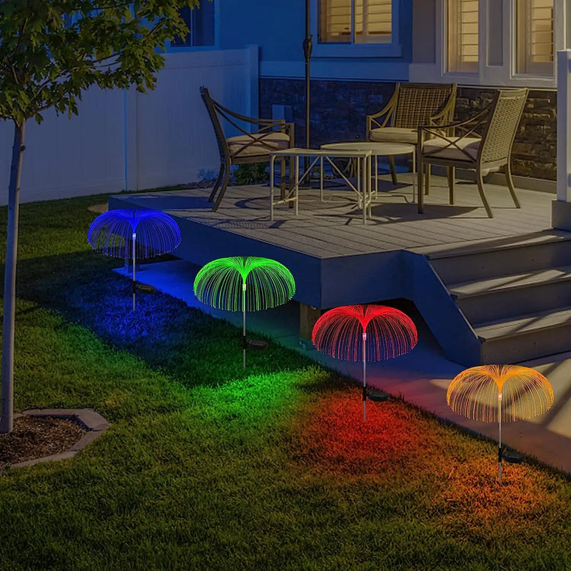 Solar garden lights, outdoors lights, jellyfish lights, luminous, charging, Christmas lamp and garden decorative lights