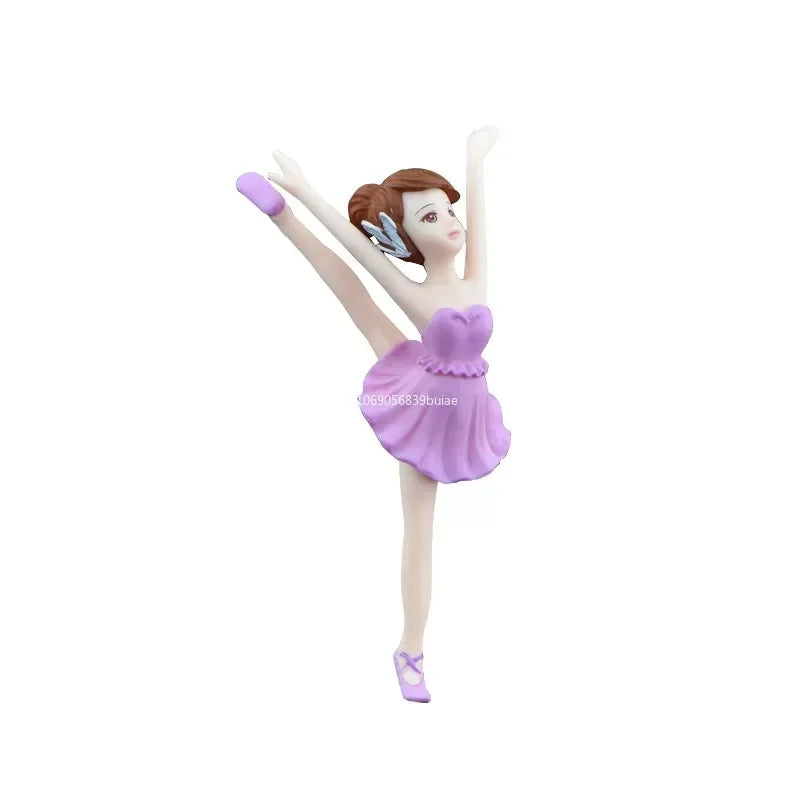 Miniature DIY Doll House Ornament Micro Landscape Garden Ornament Girls Figurines Ballerina Girls Micro Landscape Dancing Girl