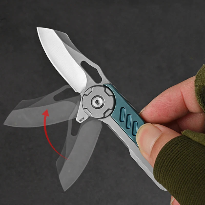 New Outdoor Folding Self-defense Wilderness Survival Folding Knife Camping Knife Mini Knife Fruit Knife Portable Tool