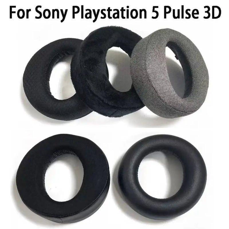 1 Pair Ear Pads Cups Earpad Memory Foam Cushions For Sony Playstation PS5 Pulse 3D Wireless Replacement Headphones Headset