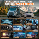 ANCEL V5 HD Heavy Duty Truck Scanner Semi Truck Full System Diagnostic Bidirection Diesel for Cummins/Detroit/Caterpillar/Paccar