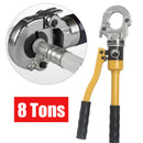 8T Hydraulic PEX Pipe Press Crimping Machine with TH Dies 16, 20, 25, 32mm for Plumbing Aluminum-plastic PB Fitting CW1632