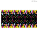 130*220cm Let Glow Birthday Party Disposable Waterproof Tablecloth Wedding Supplies Children Adult Party Theme Supply