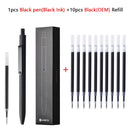 Cute Kaco MIDOT Gel Ink Pen Metal Signature Pens 0.5mm Fine Point 800Meter Smooth Writing Quick Dry Office School Stationary