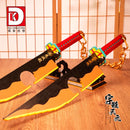 1478PCS Demon Slayer Uzui Tengen Sword Anime Ninja Building Blocks Knife Weapon Toy Katana Model Assemble Bricks Gifts For Kids