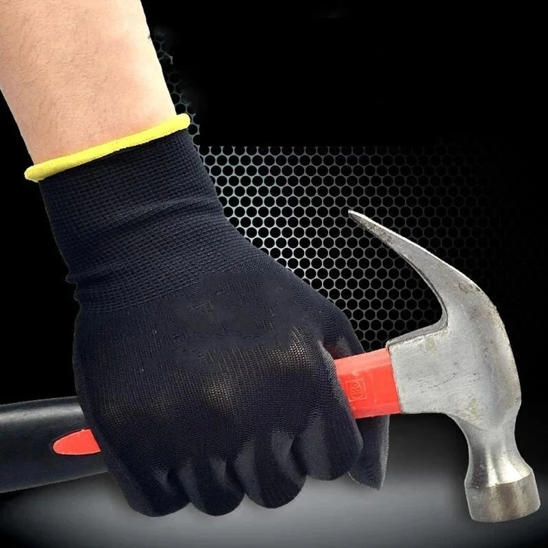 Polyurethane GlovesSafety Work GlovesRepair GlovesPalm Coated GlovesCarpenter Repairman Supplies