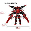 Skibidi Toilet Clock Man Building Blocks Toys Cameraman Speakerman Monitor Titan Tv Man Juguetes Brick Model Toys Gift For Kids