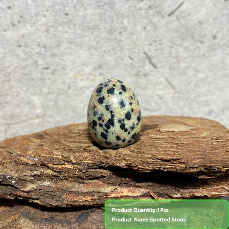 EG1-7 Yoni Egg Healing Crystal Stone Natural Gems Chakra Yoga Reiki Energy Quartz Mineral Specimen Easter Gifts Home Decor