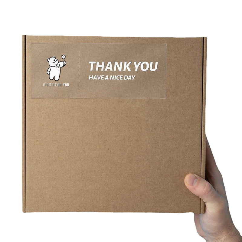 20pcs Have A Nice Day Stickers Carton Thank You Sealing Labels For Small Business Handmade Bakery Store Persnozlized Stickers