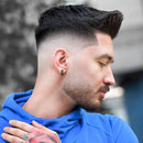 Vnox Mens Small Hoops Earrings, Geometric Rhombus Surface Huggies, Anti Allergy Stainless Steel Boys Streetwear Jewelry