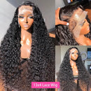 Wigs Human Hair 13x6 Hd Lace Frontal Wig 40 Inch Curly Wig Deep Wave Frontal Wig Water Wave Lace Front Wig Brazilian Hair Wigs