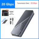 ORICO USB4 M.2 NVMe Enclosure 40Gbps SSD External Case Hard Disk Storage Box M2 Solid State Drive House with Cooling Fan for PC