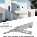 1-4pcs SS001 Key Decoder Tool Pickup Hand Tool Stainless Steel Precision Tool O-ring Pickup Kit Maintenance Repair Kit ﻿