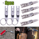 1-5pcs Mini Edc Gear Pocket Suspension Clip Hanger Tool Key Ring Keychain Buckles Mini Clips Camping Hiking Outdoor Tools